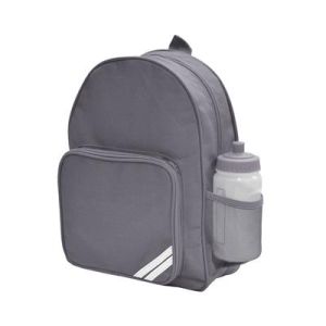 Lessness small  Rucksack GREY  with logo 